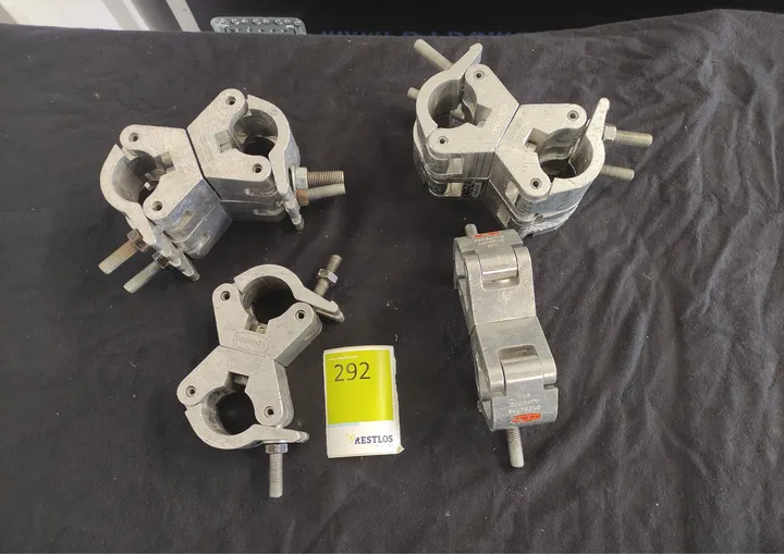6x Doughty SWL 750kg Doppelschelle silber